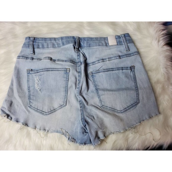 CP Denim Jean Shorts Hi Rise Light Wash Size‎ 5 - Picture 2 of 5